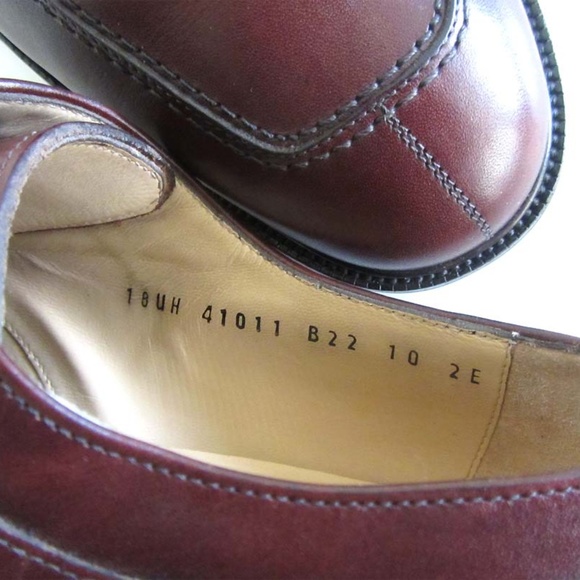 FERRAGAMO Model brown split toe derby shoes 10 2E - Picture 8 of 8